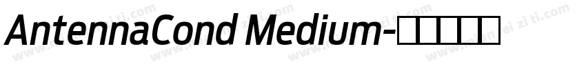 AntennaCond Medium字体转换